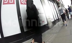 آسيا في جوارب الملاعين مع أسود Knight في فلم سكسي جنبي pose art rider كبير الثدي bared فيديو إباحي